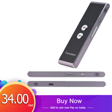 Load image into Gallery viewer, Gold Travel Buddy Portable Smart Voice Translator