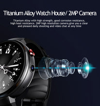 Load image into Gallery viewer, LEMFO LEM7 Smart Watch Android 7.1 Smartwatch LTE 4G Smart Watch Phone Heart Rate 1GB + 16GB Memory with Camera Translation tool