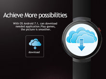 Load image into Gallery viewer, LEMFO LEM7 Smart Watch Android 7.1 Smartwatch LTE 4G Smart Watch Phone Heart Rate 1GB + 16GB Memory with Camera Translation tool