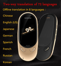 Load image into Gallery viewer, DOSMONO MINI+ Two-way voice translator Offline smart AI translator Interpreter Multi-language translation